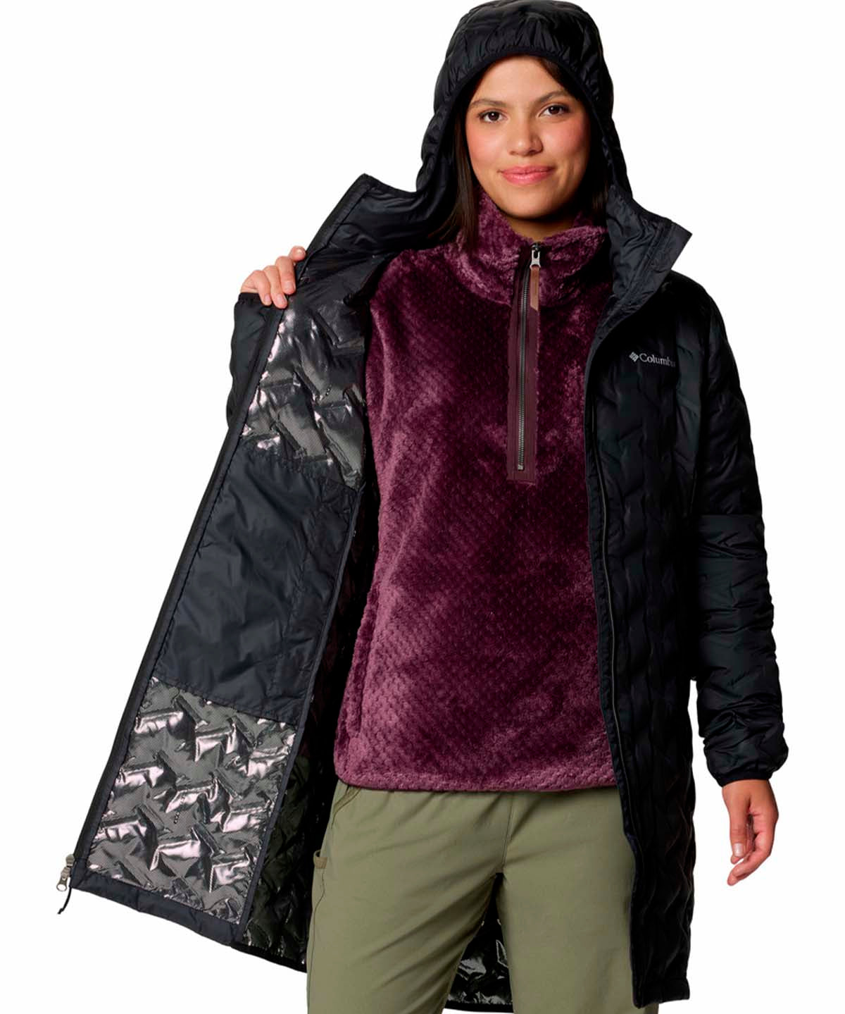 Parka Mujer Delta Ridge II Negro Columbia