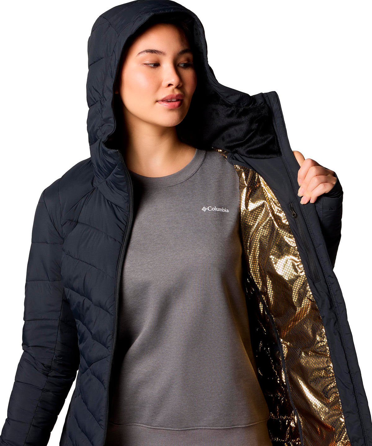 Parka Mujer Joy Peak II Mid Negro Columbia