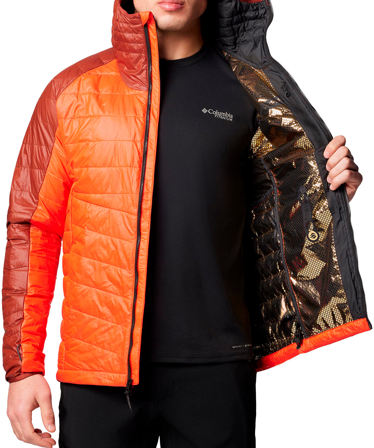 Parka Hombre Platinum Peak II Naranjo Columbia
