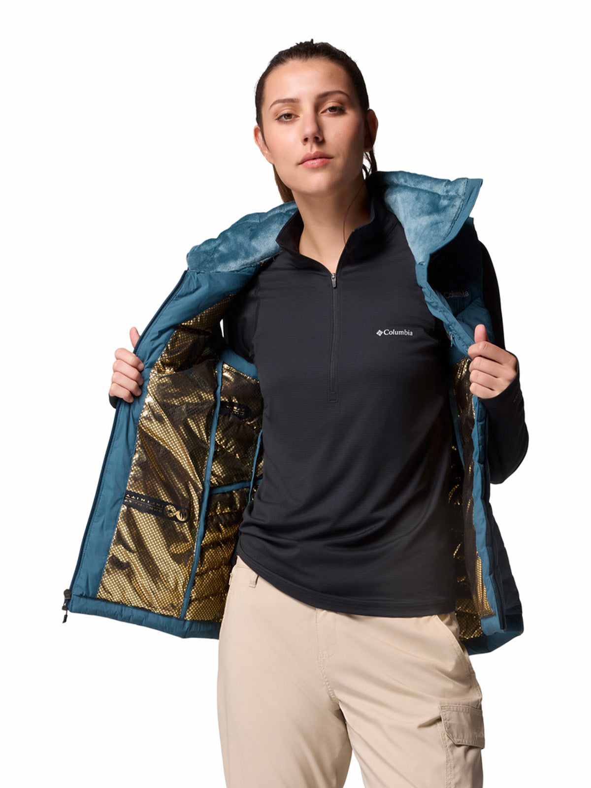 Parka Sin Mangas Mujer Joy Peak II Vest Azul Columbia