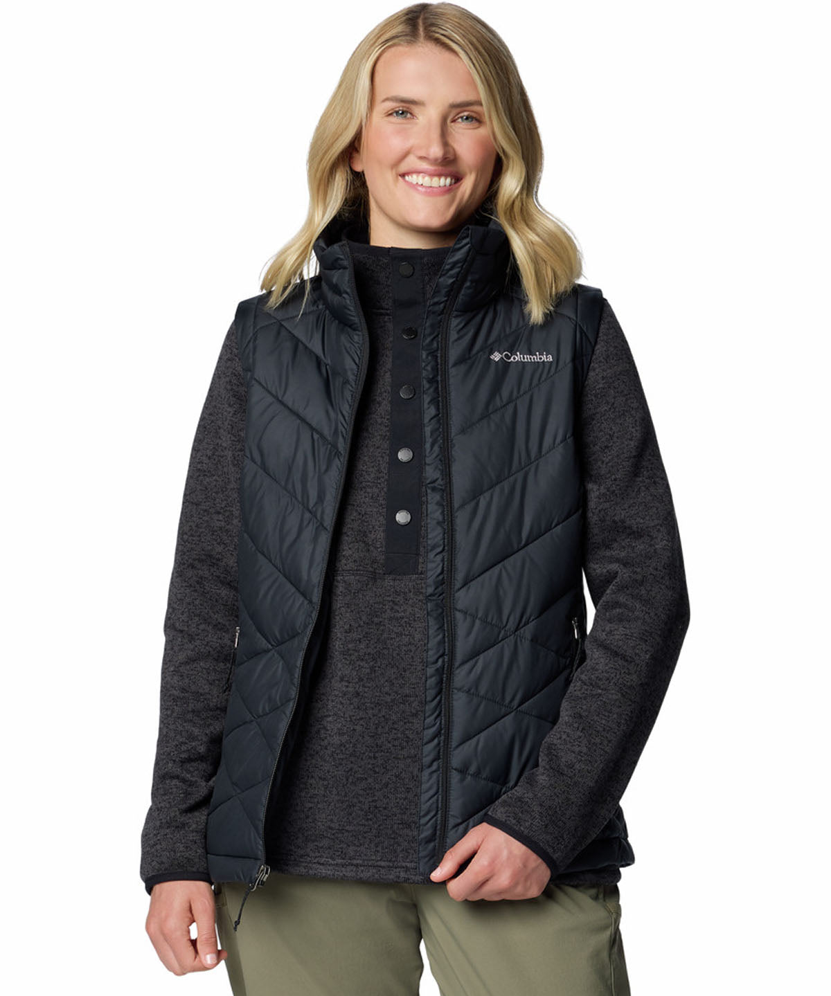 Parka Sin Mangas Mujer Heavenly II Vest Negro Columbia