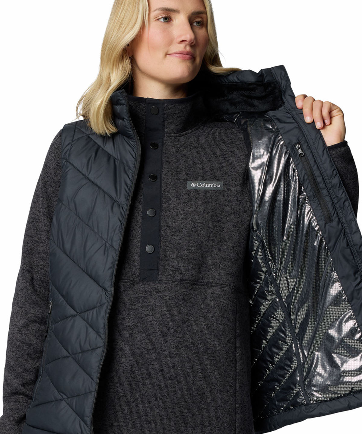 Parka Sin Mangas Mujer Heavenly II Vest Negro Columbia