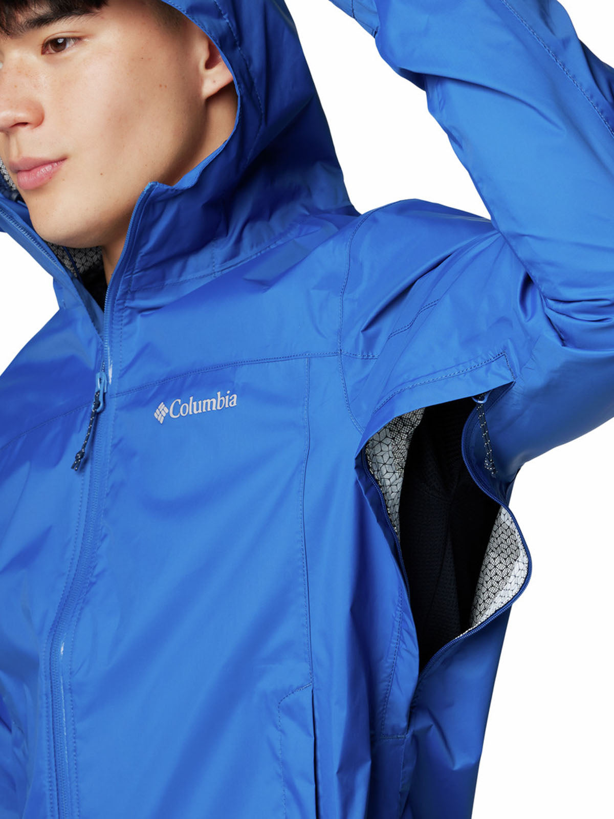 Cortaviento Hombre Evapouration Azul Columbia