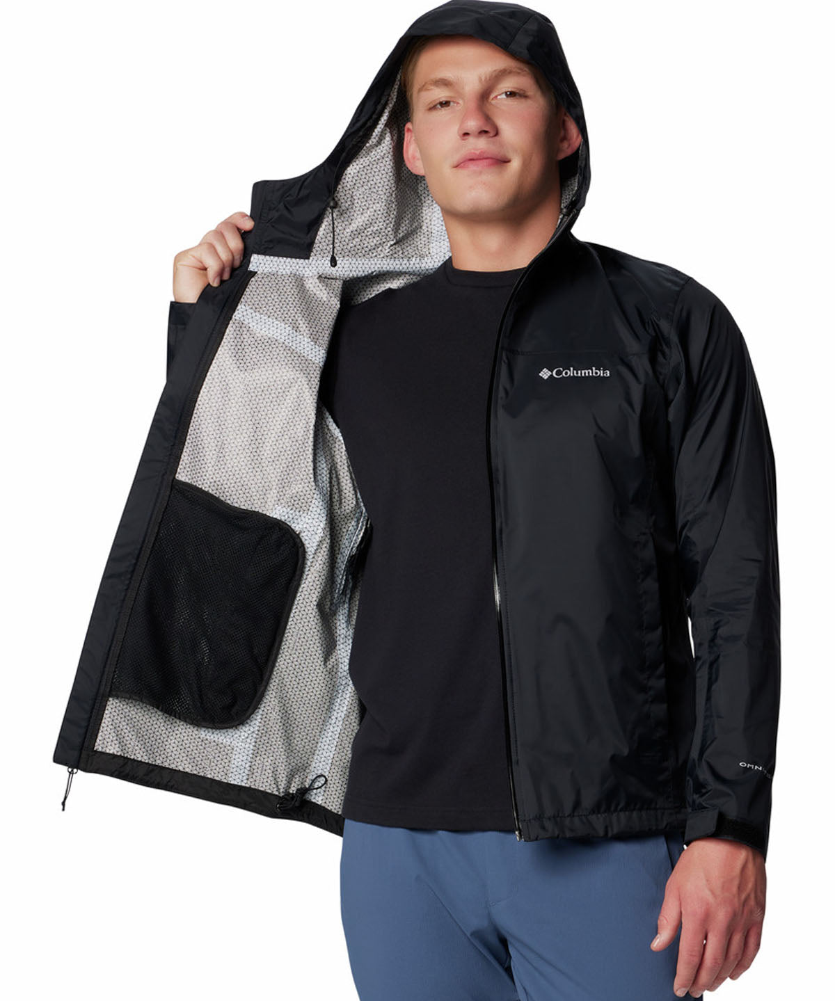 Cortaviento Hombre Evapouration Negro Columbia