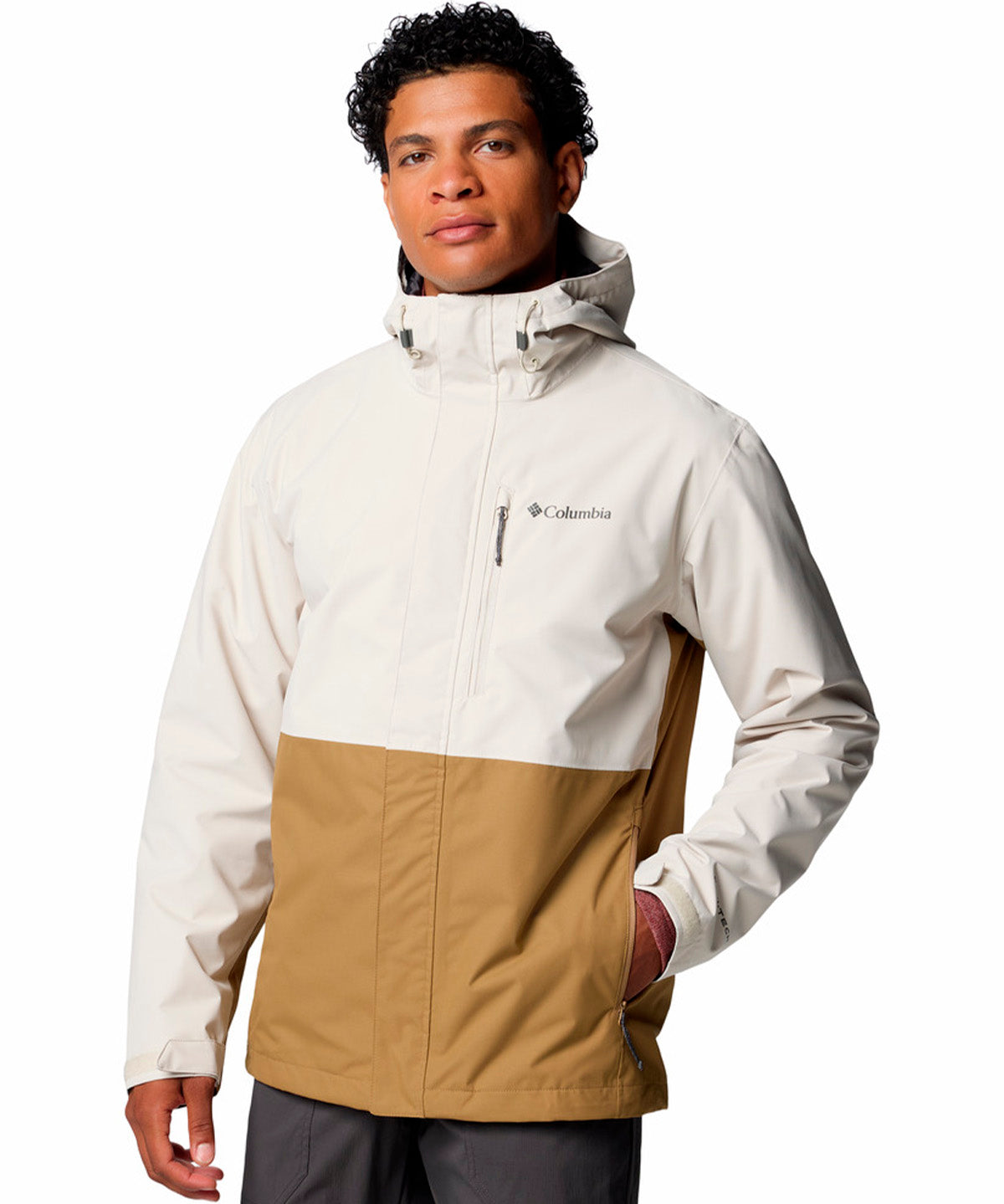 Parka Impermeable Hombre Hikebound II Beige Columbia
