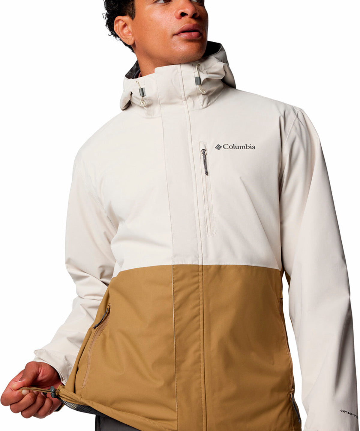 Parka Impermeable Hombre Hikebound II Beige Columbia