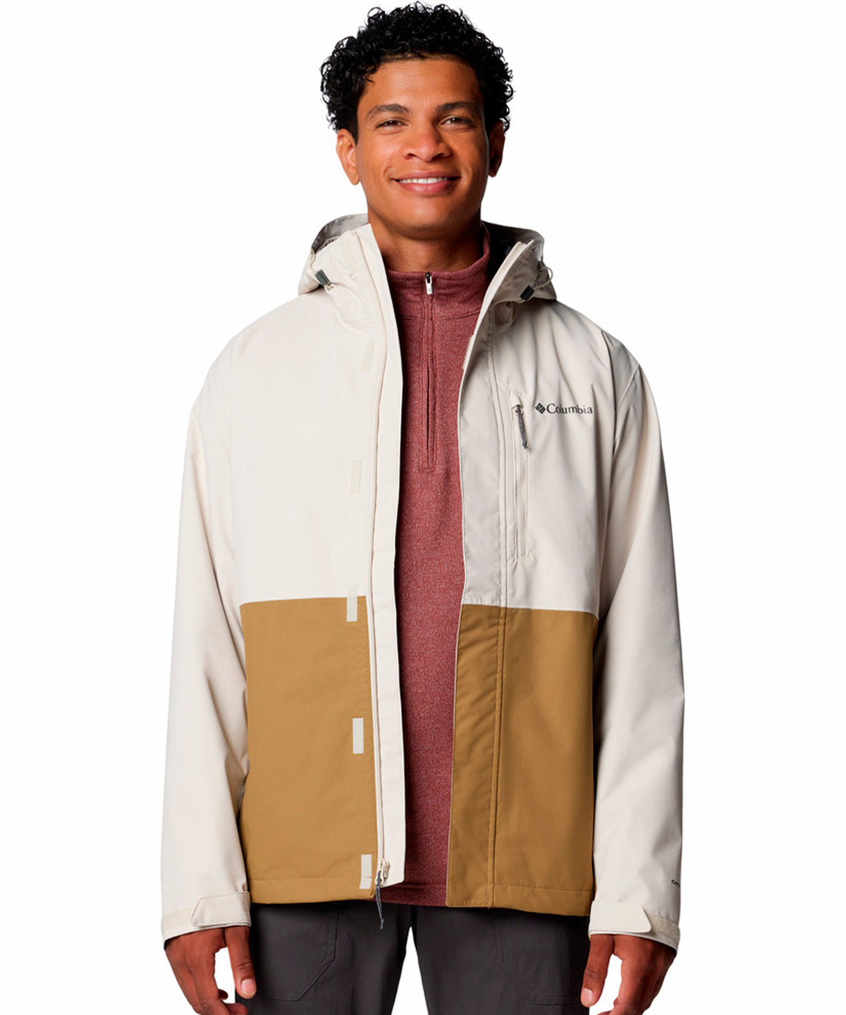 Parka Impermeable Hombre Hikebound II Beige Columbia