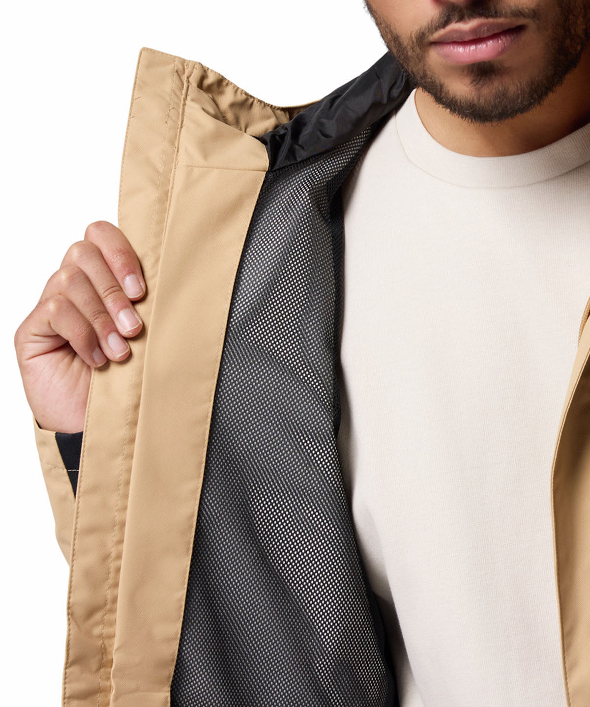 Cortaviento Hombre Hikebound II Café Columbia