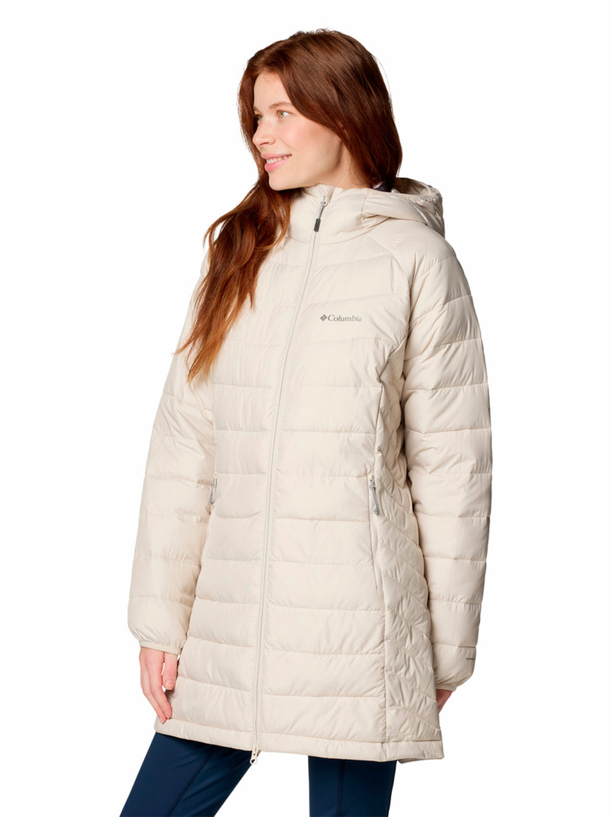 Parka Mujer Powder Lite II Mid Gris Columbia