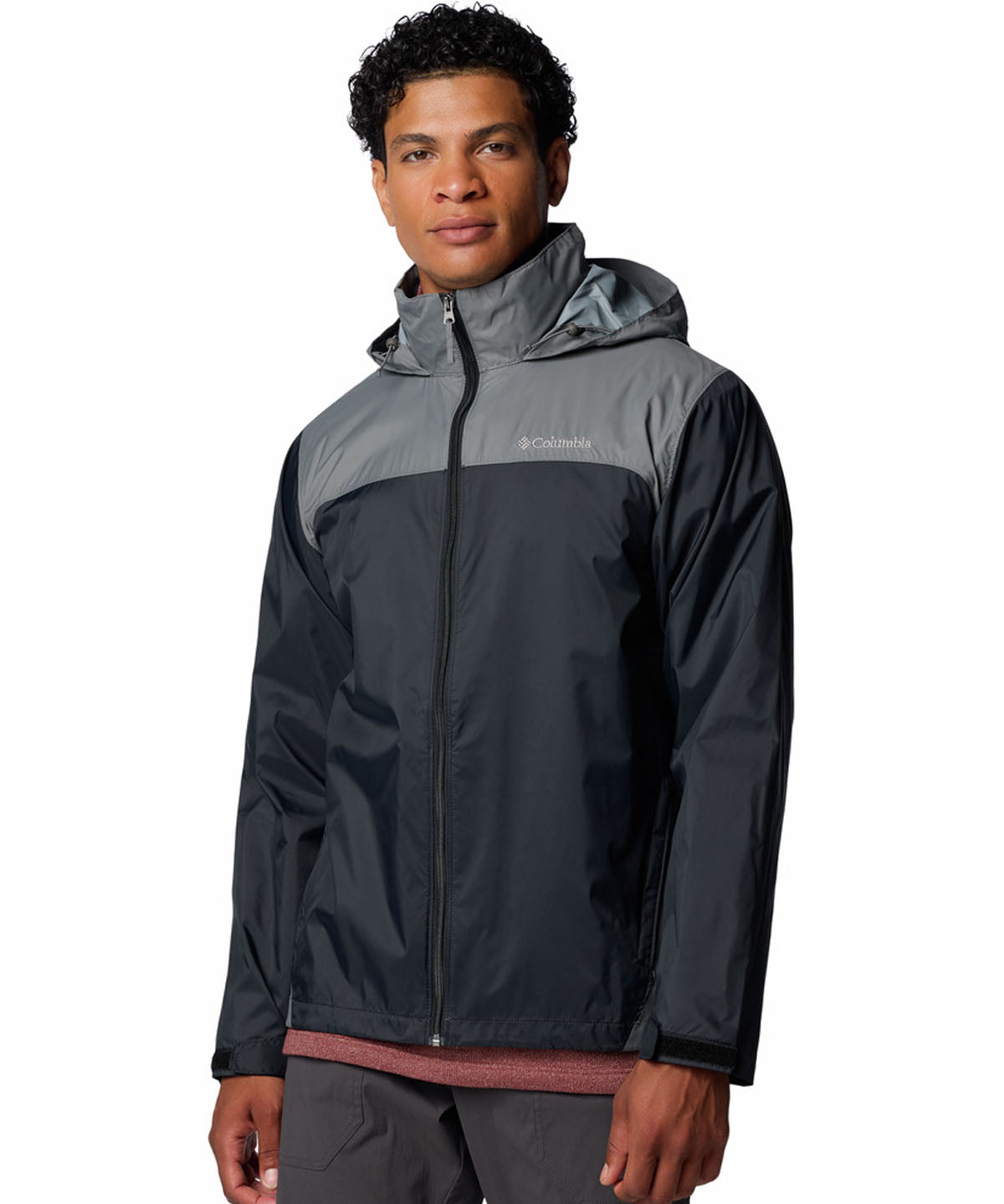 Cortaviento Hombre Glennaker Lake Negro Columbia