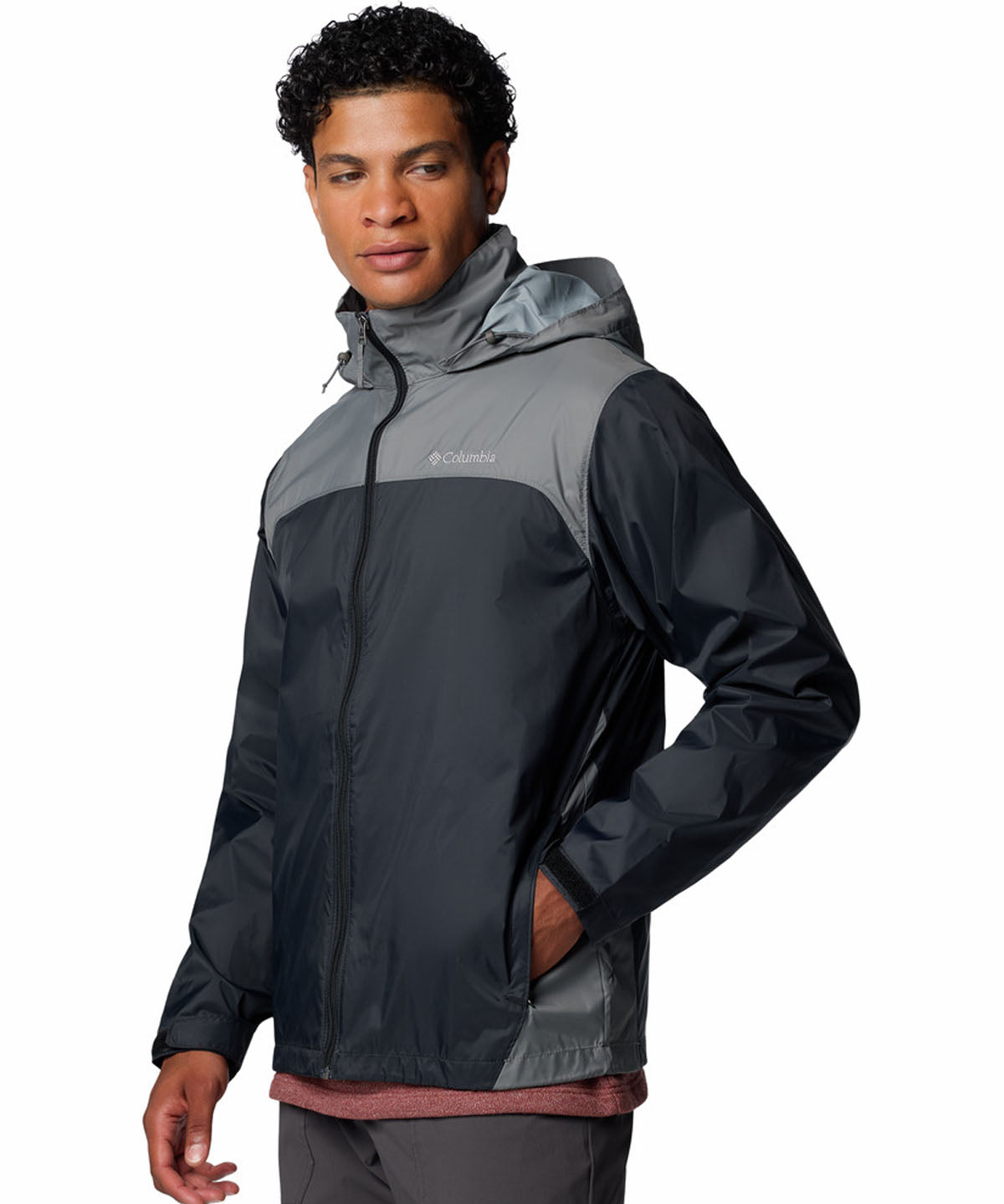 Cortaviento Hombre Glennaker Lake Negro Columbia