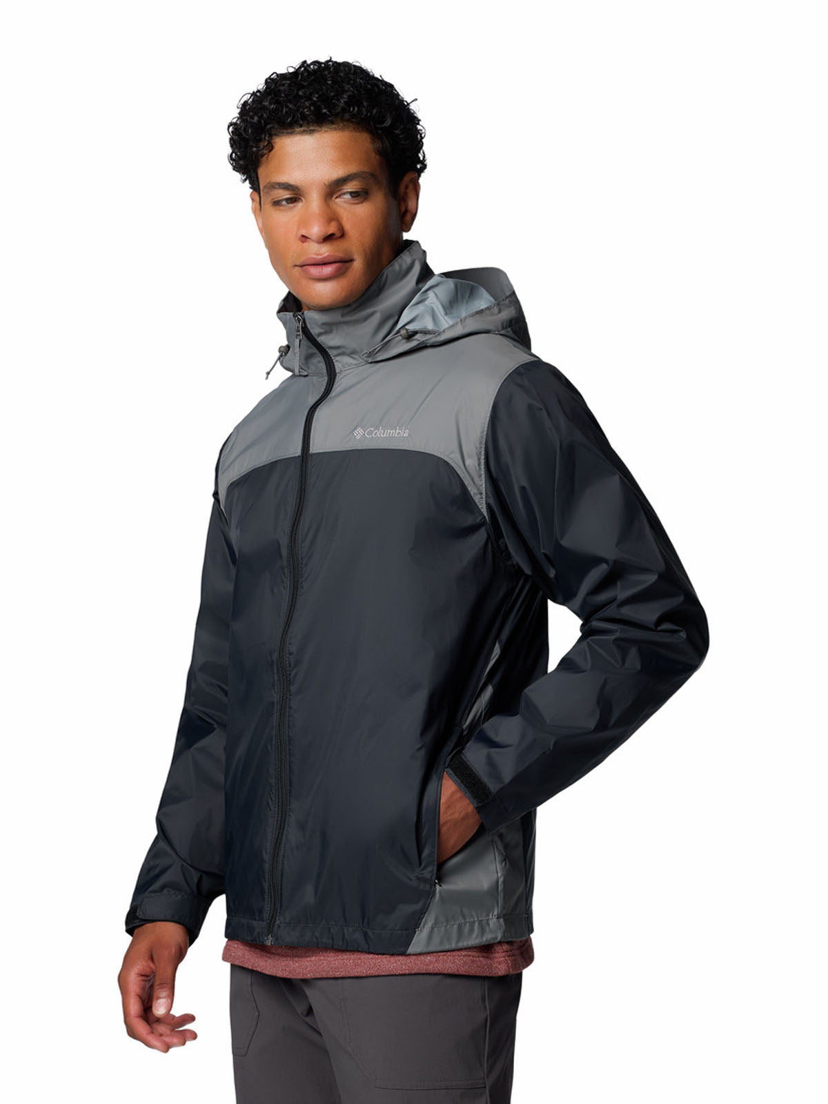 Cortaviento Hombre Glennaker Lake Negro Columbia