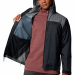 Cortaviento Hombre Glennaker Lake Negro Columbia