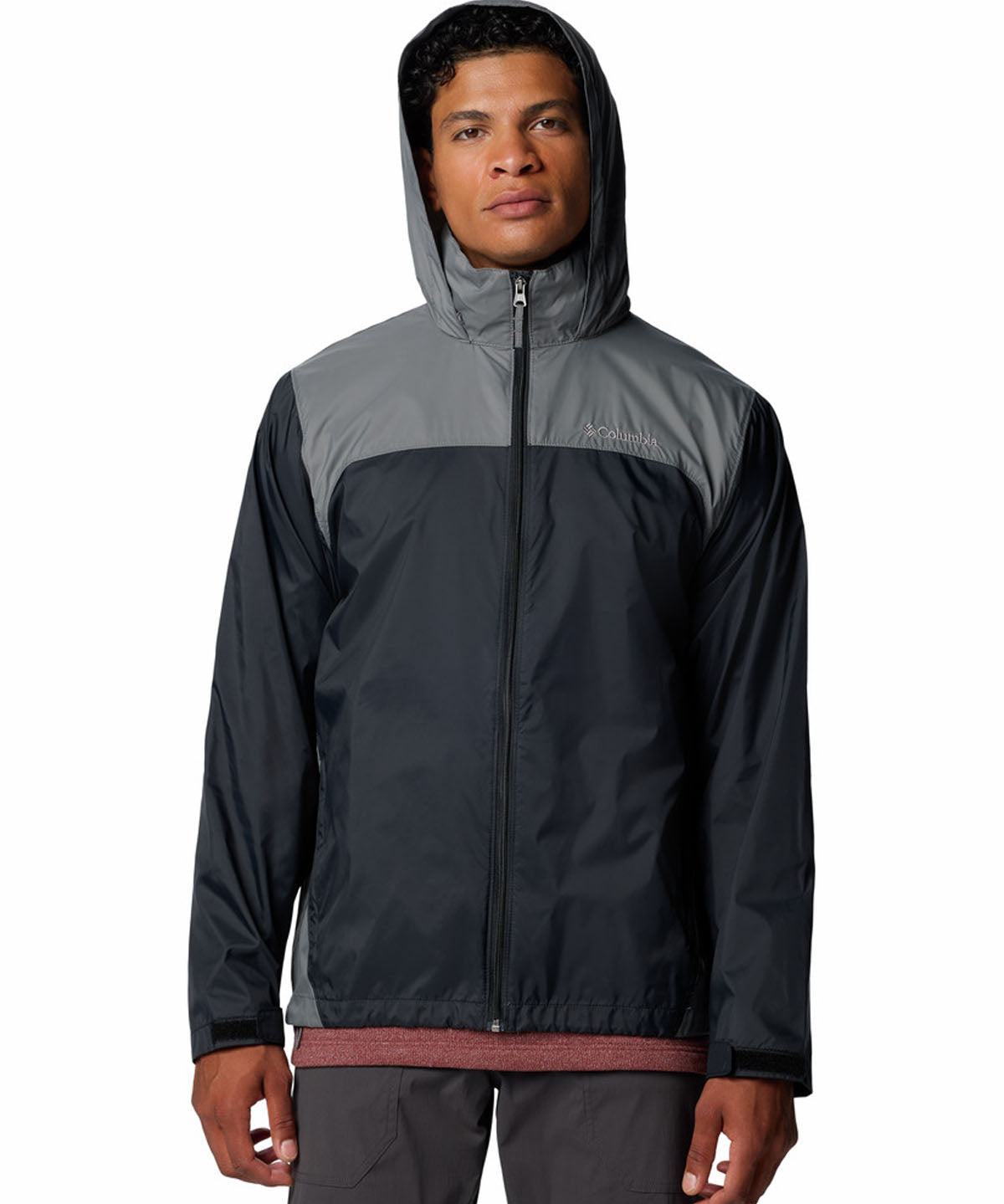 Cortaviento Hombre Glennaker Lake Negro Columbia