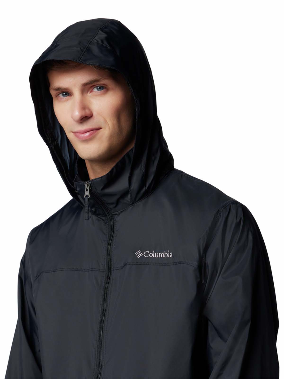 Cortaviento Hombre Glennaker Lake Negro Columbia
