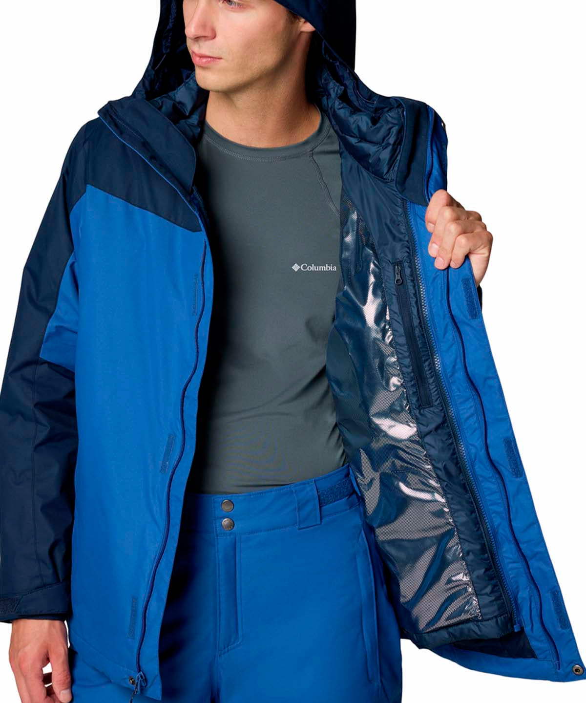 Parka Hombre Whirlibird V Ski Azul Columbia