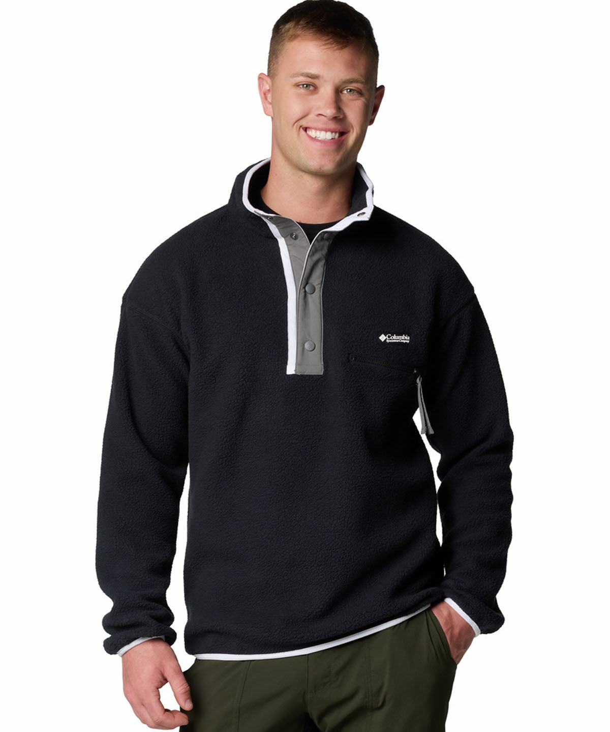 Polar Hombre Helvetia Half Snap Negro Columbia