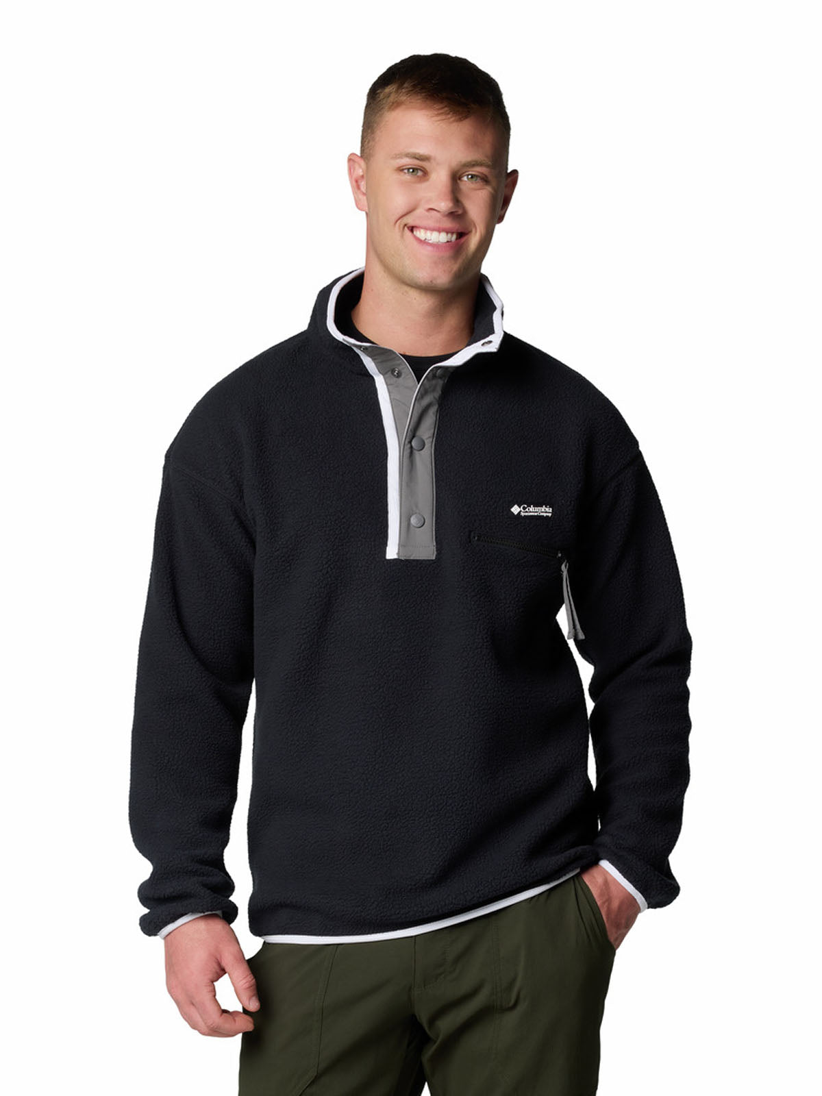 Polar Hombre Helvetia Half Snap Negro Columbia