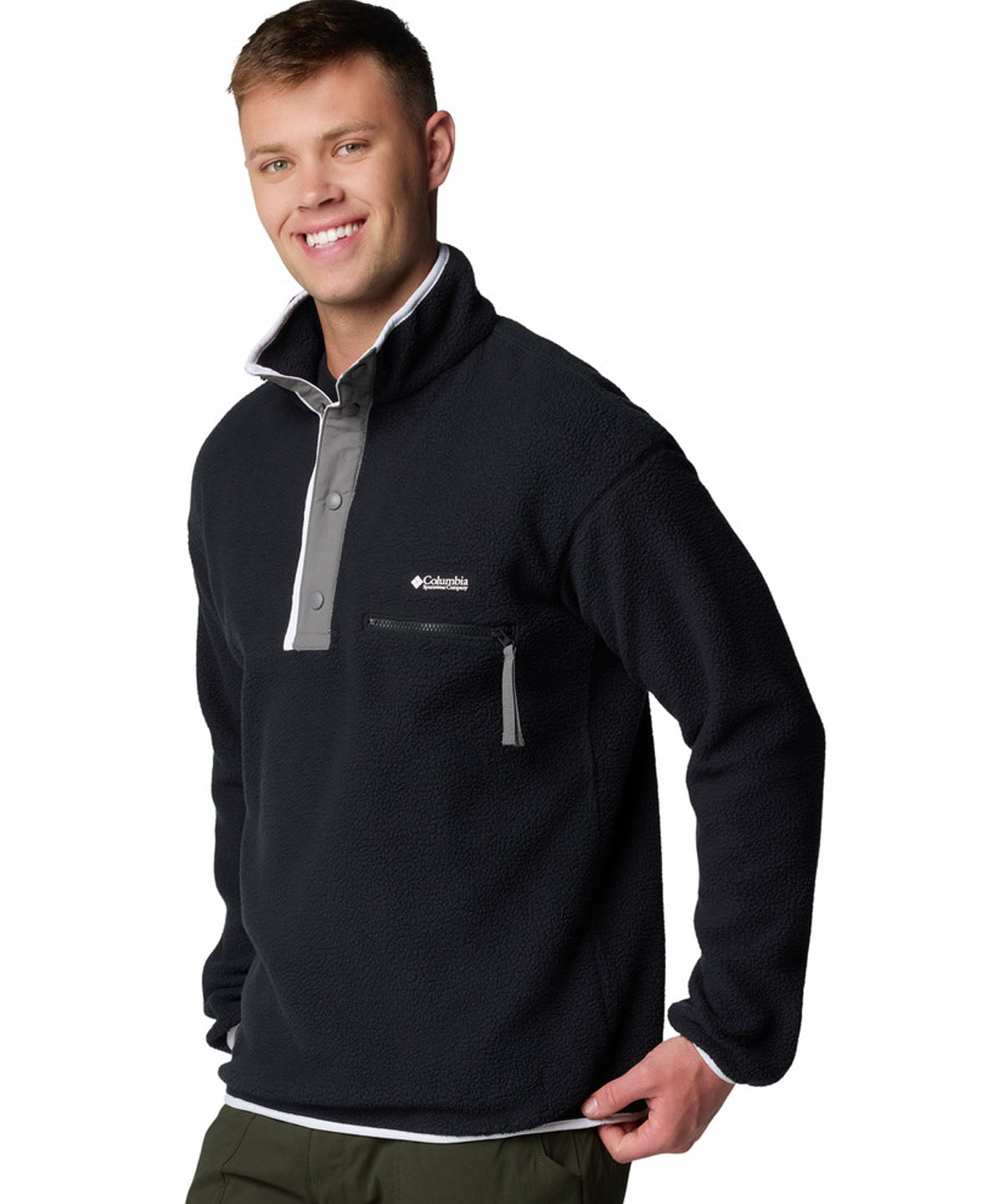 Polar Hombre Helvetia Half Snap Negro Columbia