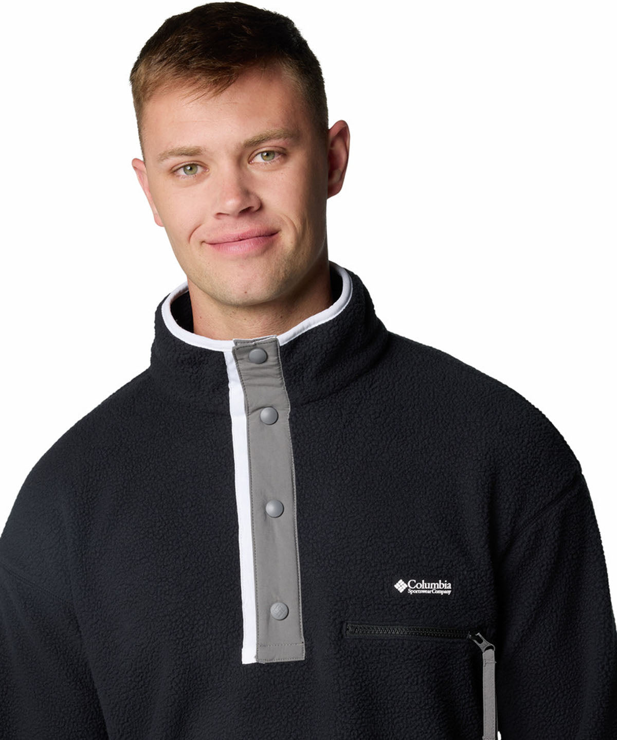 Polar Hombre Helvetia Half Snap Negro Columbia