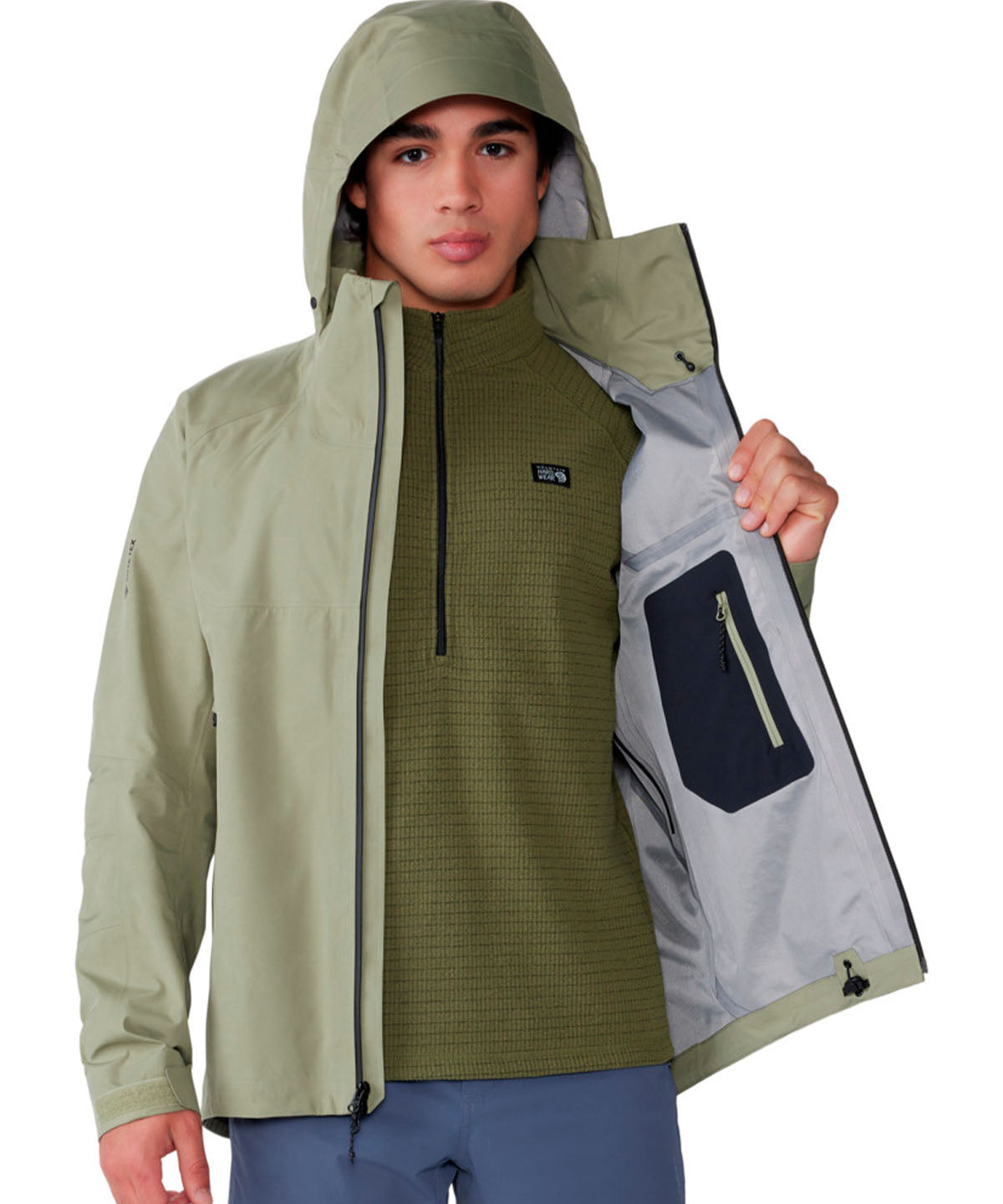 Cortaviento Hombre Trailverse Verde Mountain Hardwear