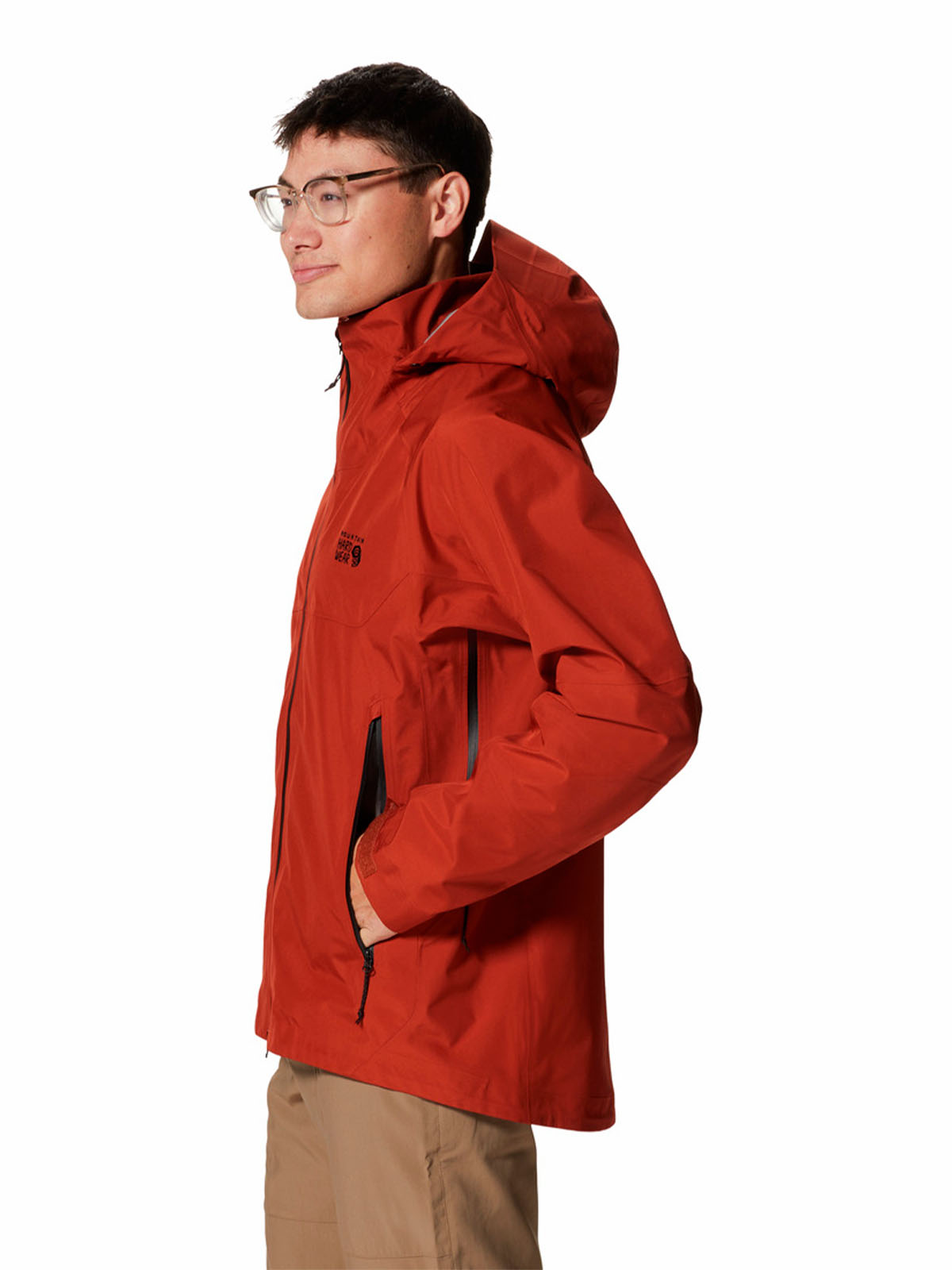 Cortaviento Hombre Trailverse  Rojo Mountain Hardwear
