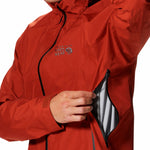 Cortaviento Hombre Trailverse  Rojo Mountain Hardwear