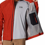 Cortaviento Hombre Trailverse  Rojo Mountain Hardwear