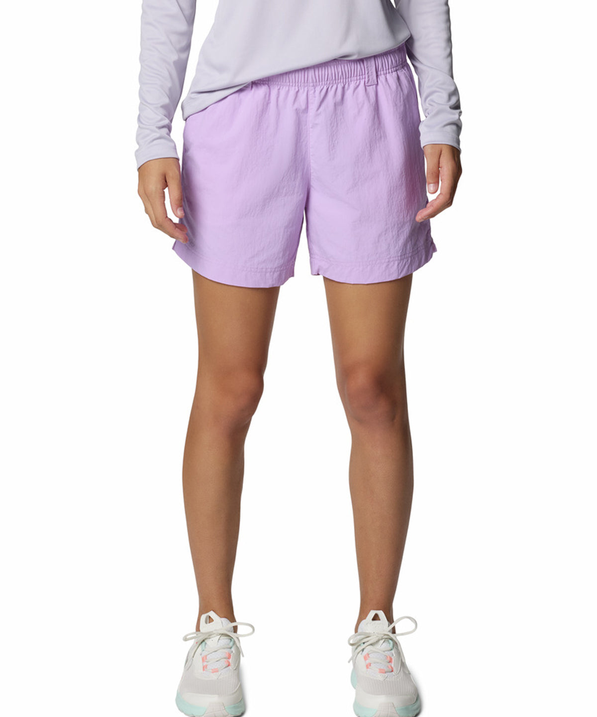 Short Mujer Impermeable Backcast II Morado Columbia