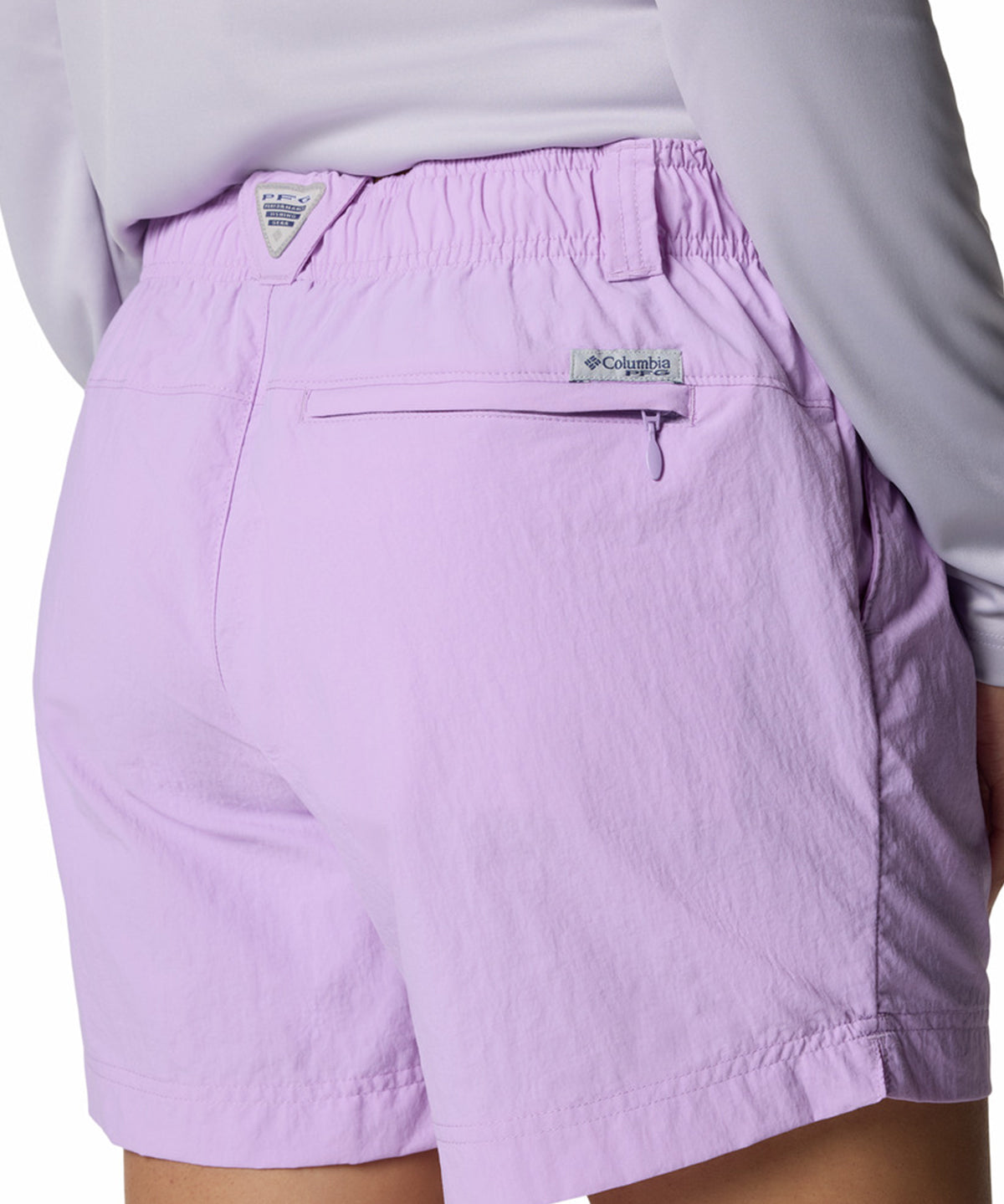 Short Mujer Impermeable Backcast II Morado Columbia