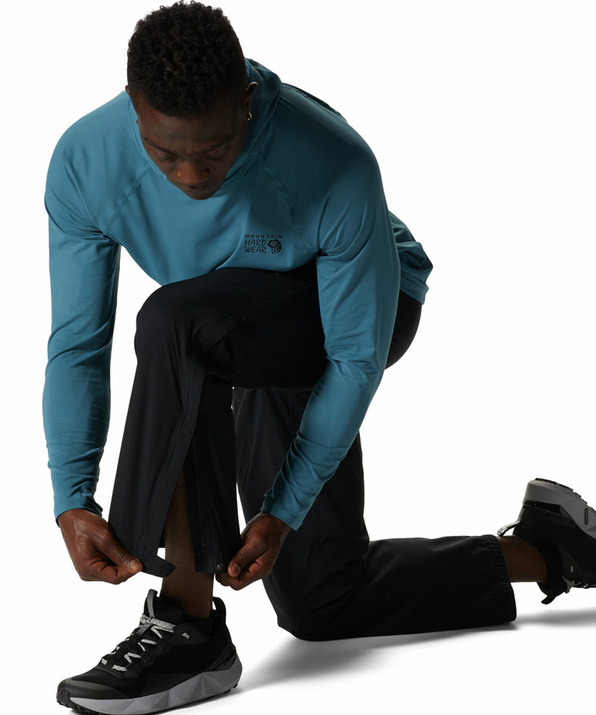 Pantalón Hombre Stretch Ozonic Negro Mountain Hardwear