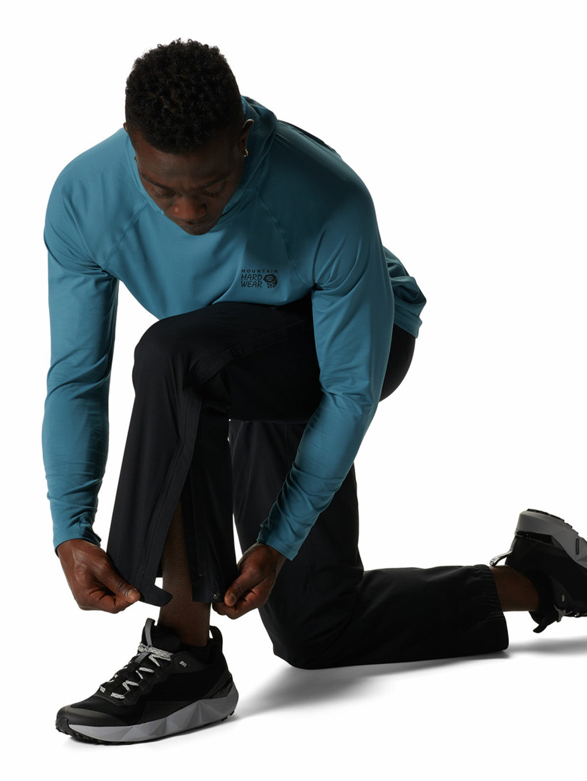 Pantalón Hombre Stretch Ozonic Negro Mountain Hardwear