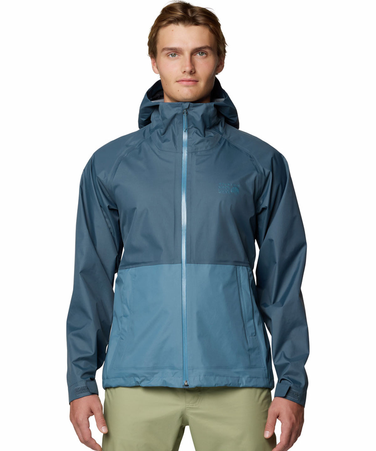 Impermeable Hombre Threshold Jacket Azul Mountain Hardwear