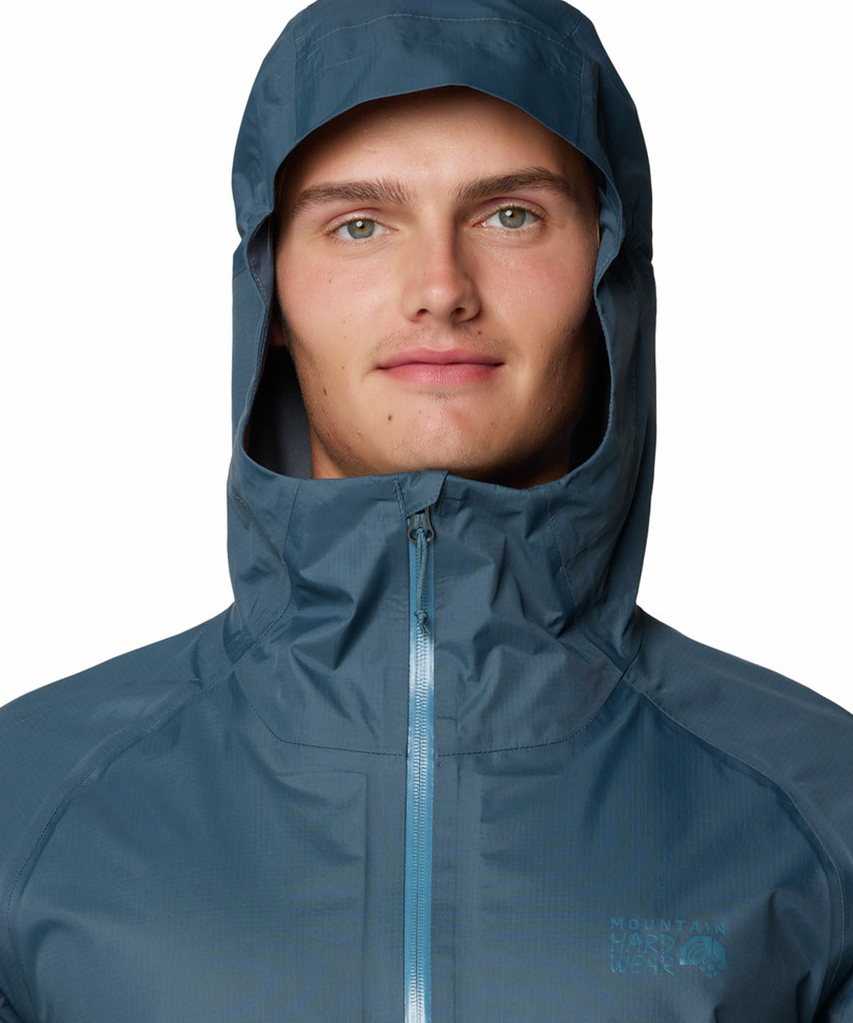 Impermeable Hombre Threshold Jacket Azul Mountain Hardwear