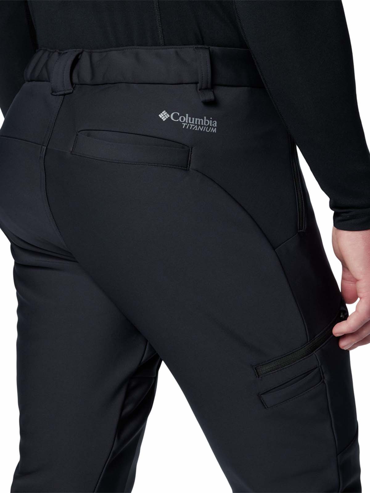 Pantalón Hombre Vast Canyon Negro Columbia