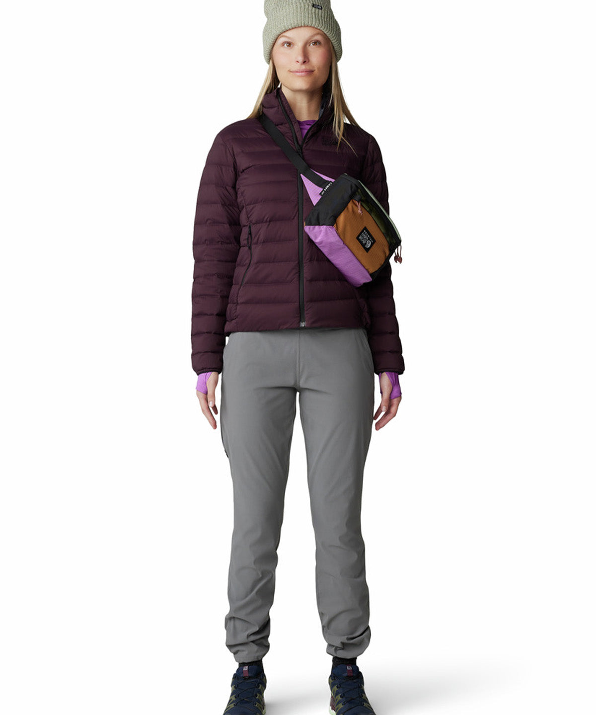 Pantalón Mujer Dynama Gris Mountain Hardwear