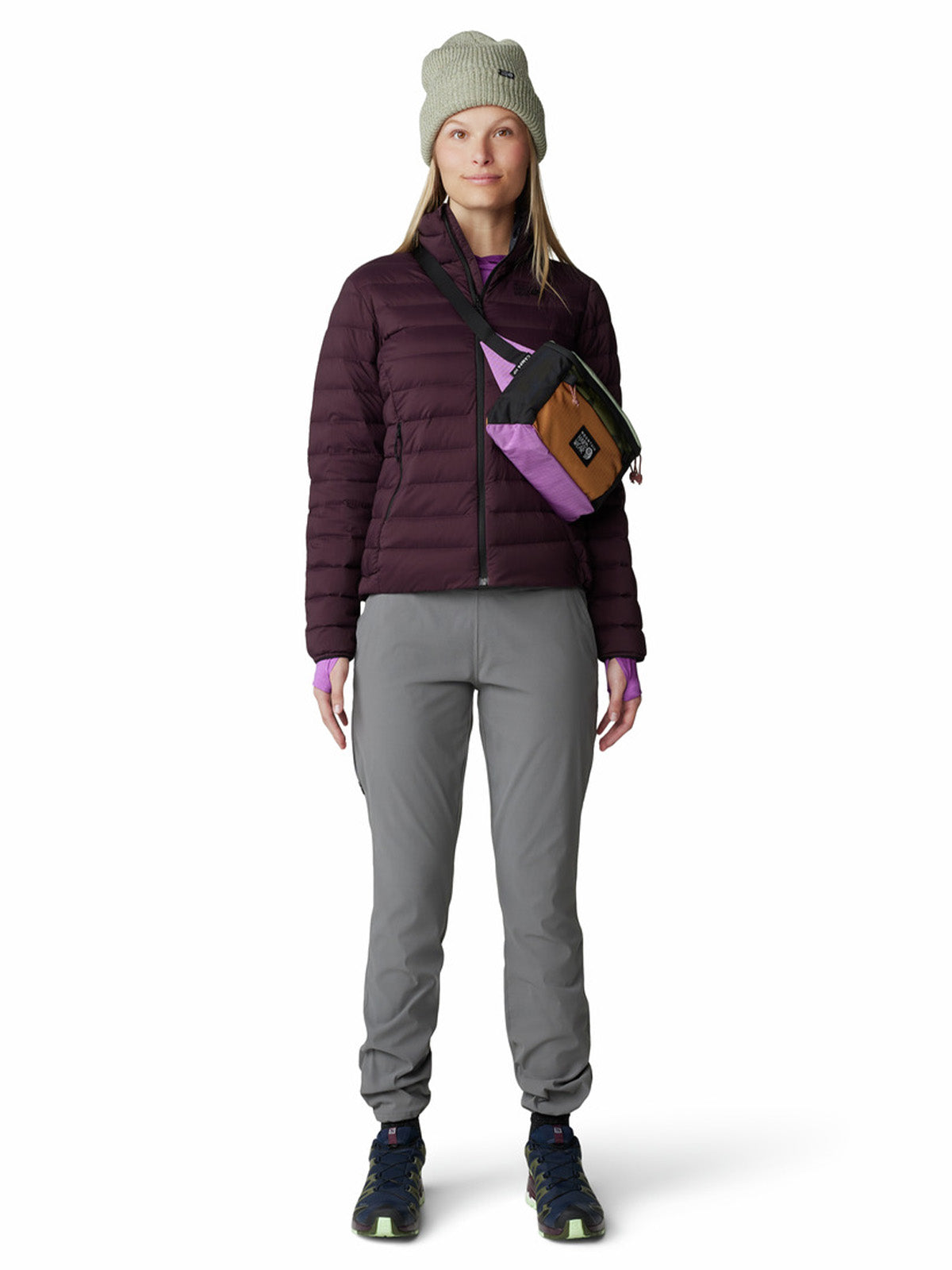Pantalón Mujer Dynama Gris Mountain Hardwear