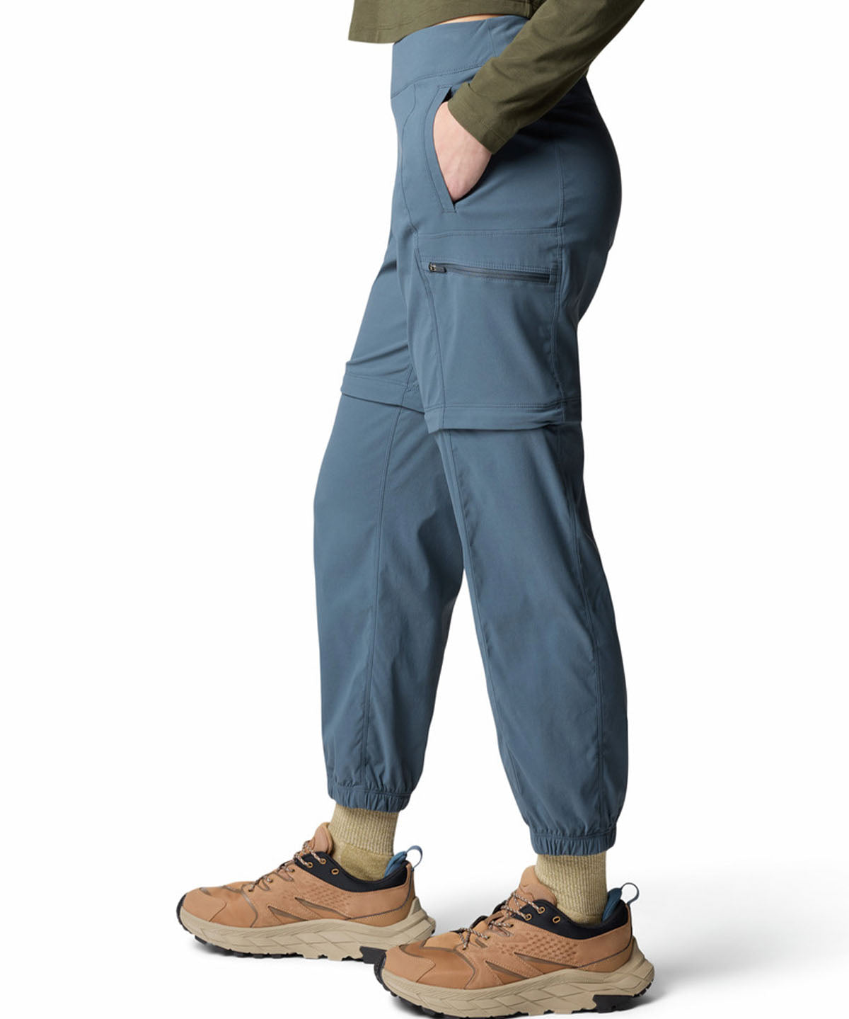 Pantalón Mujer Dynama Convertible Azul Mountain Hardwear