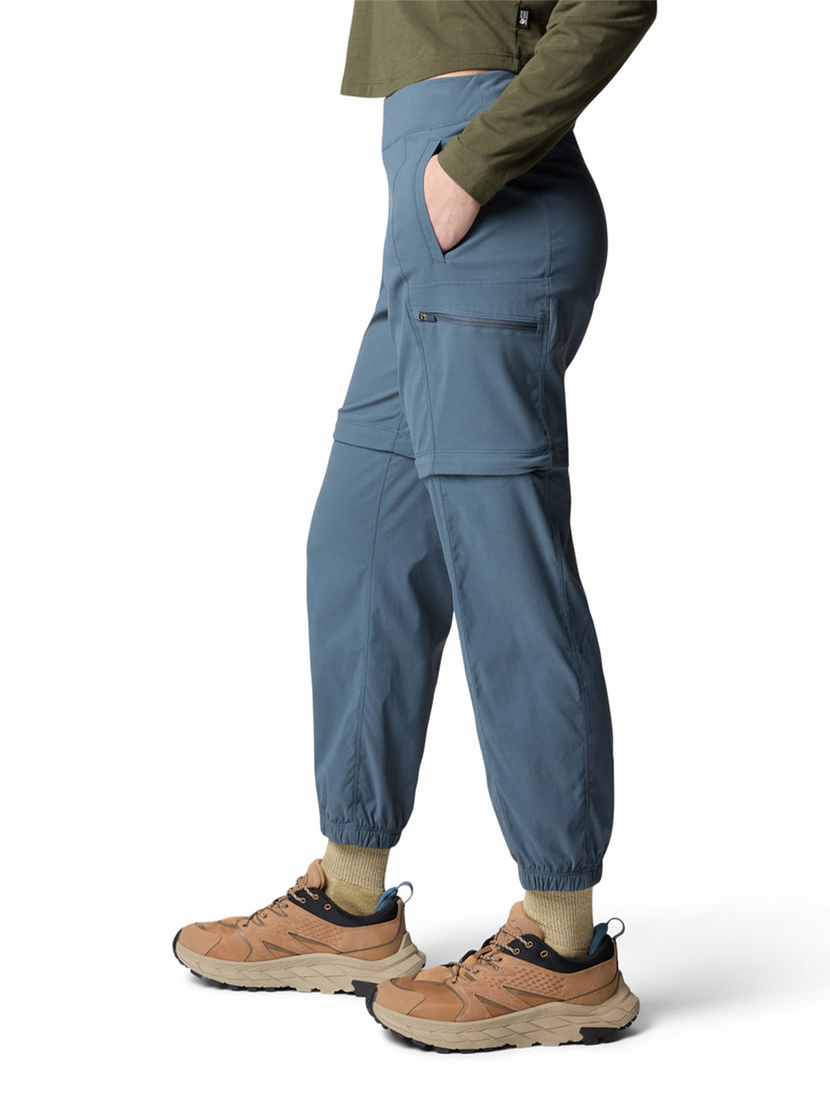 Pantalón Mujer Dynama Convertible Azul Mountain Hardwear
