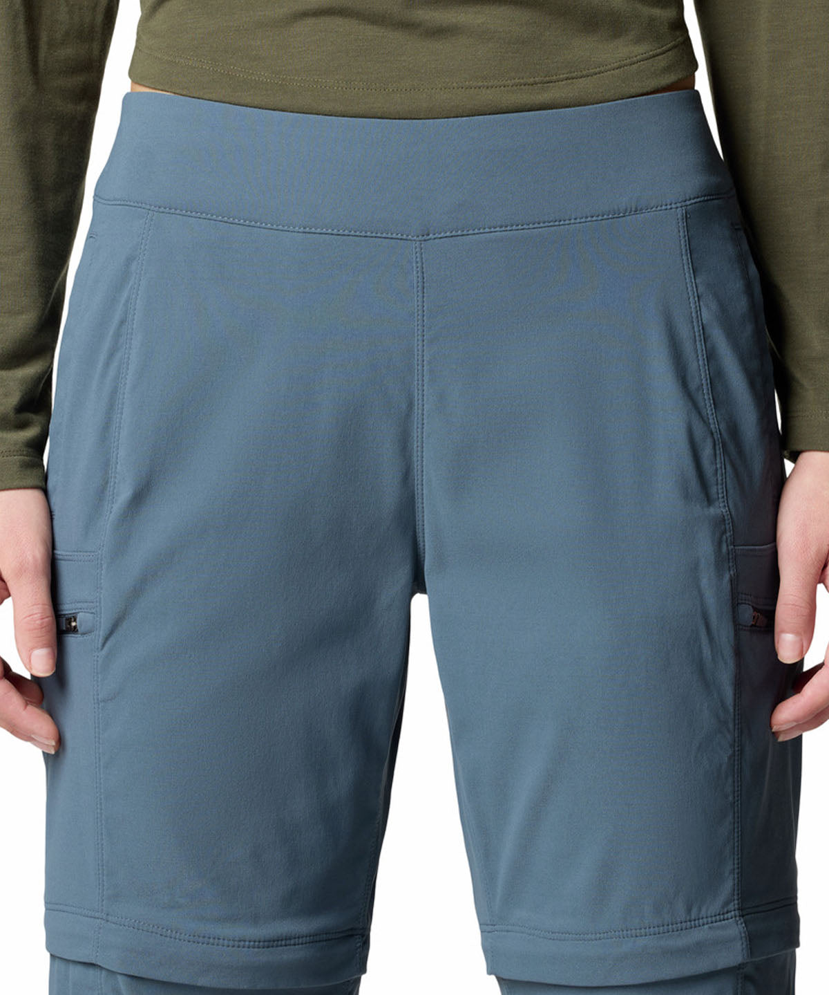 Pantalón Mujer Dynama Convertible Azul Mountain Hardwear