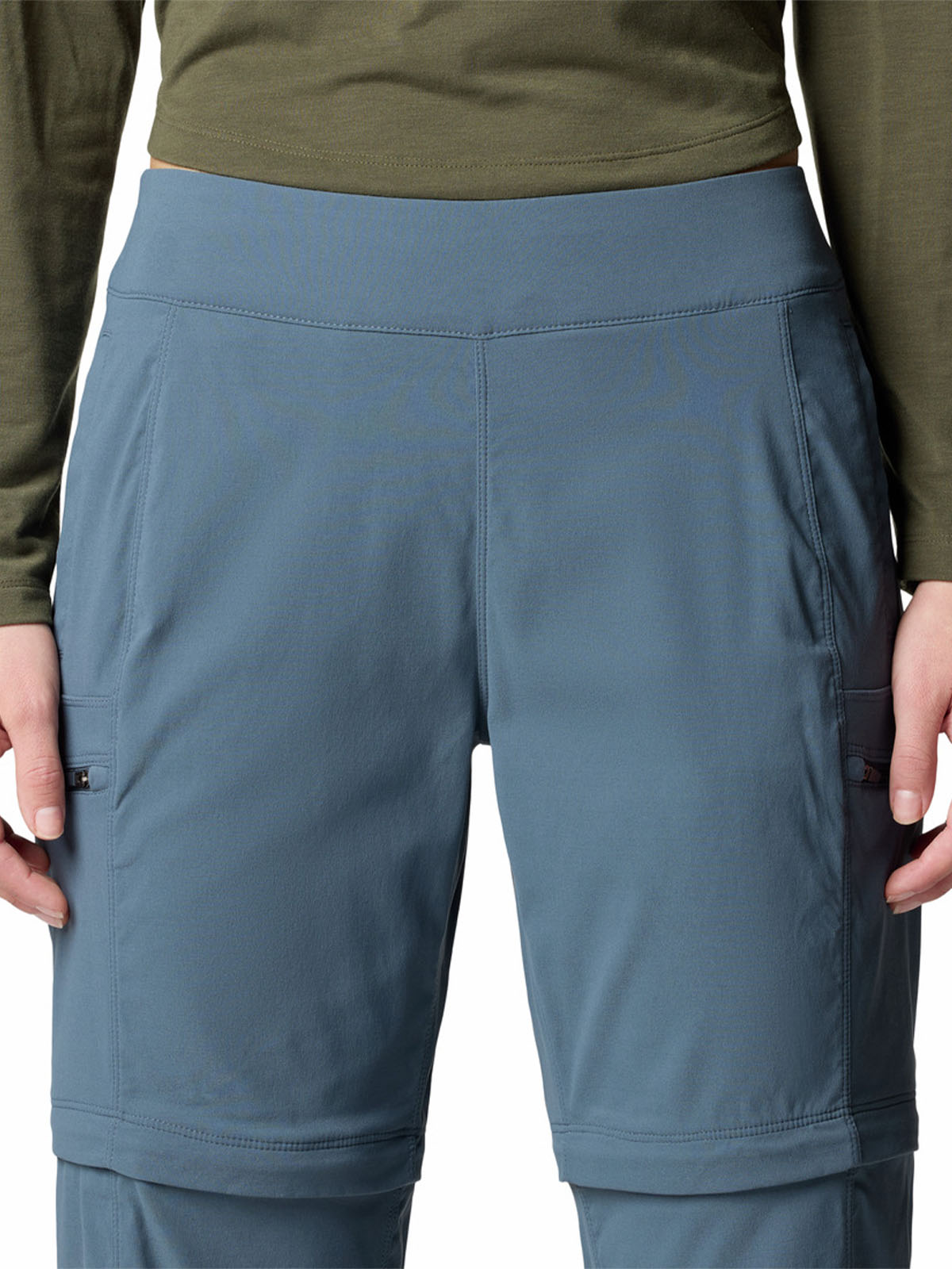 Pantalón Mujer Dynama Convertible Azul Mountain Hardwear