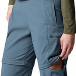 Pantalón Mujer Dynama Convertible Azul Mountain Hardwear