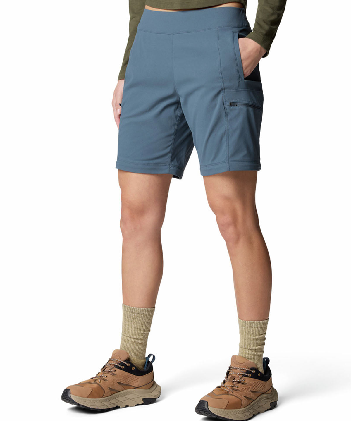 Pantalón Mujer Dynama Convertible Azul Mountain Hardwear