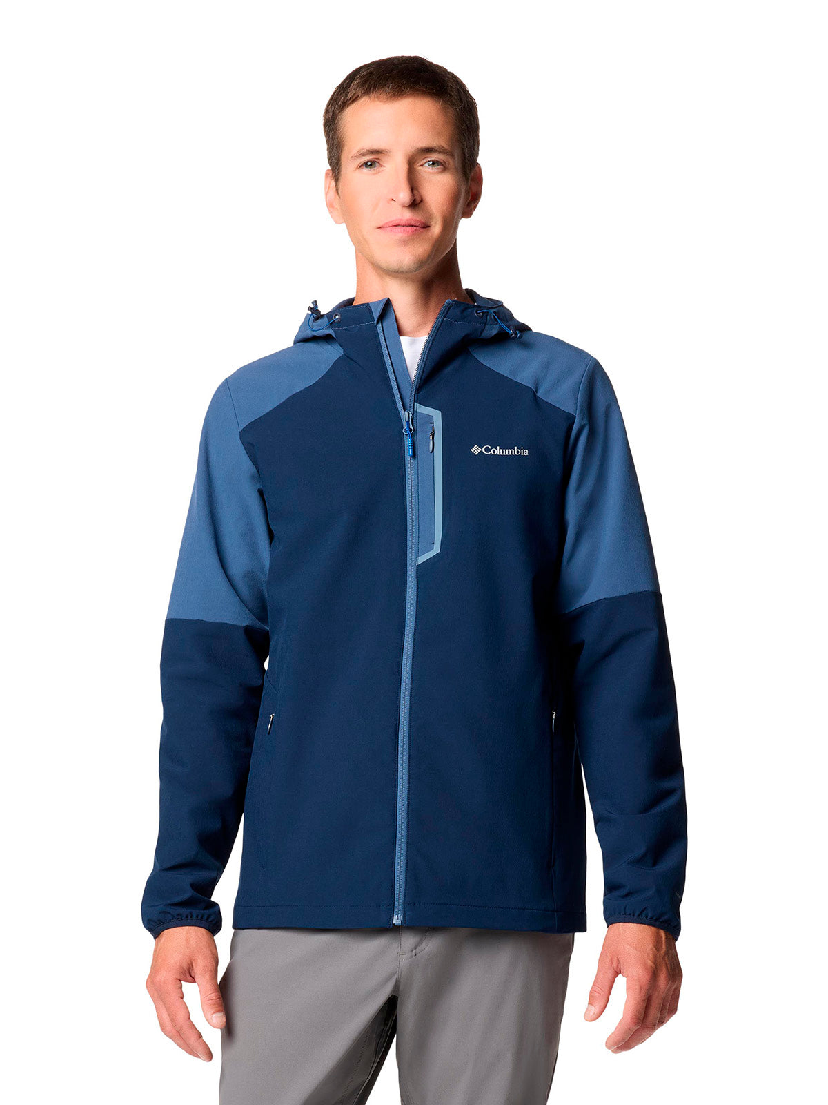 Polerón Hombre Tech Hoodie Azul Columbia