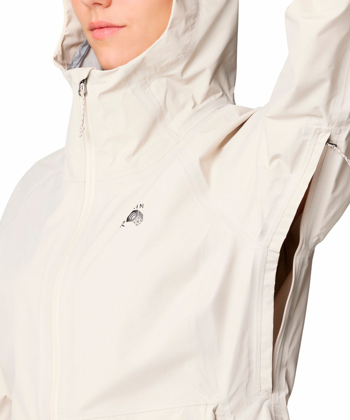Cortaviento Mujer Threshold Blanco Mountain Hardwear