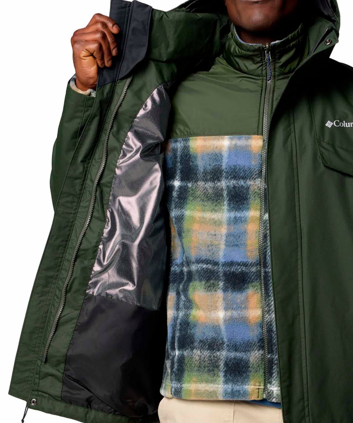 Parka Hombre Bugaboo III Fleece Verde Columbia