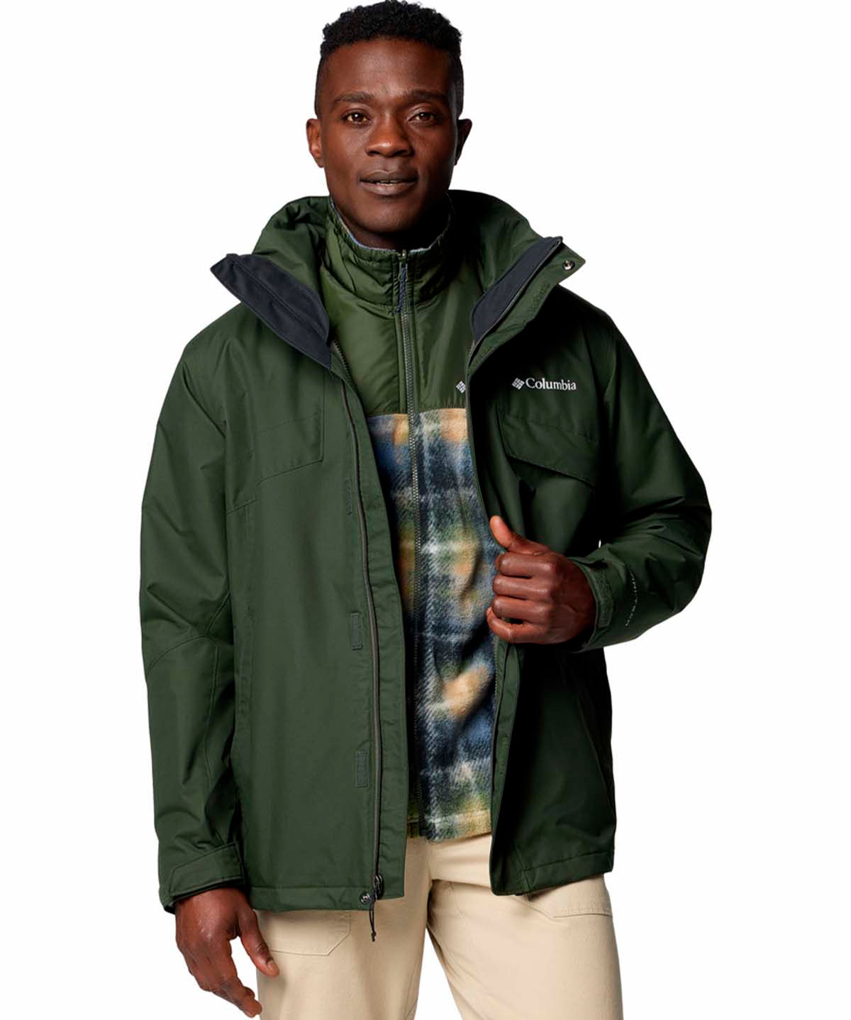 Parka Hombre Bugaboo III Fleece Verde Columbia