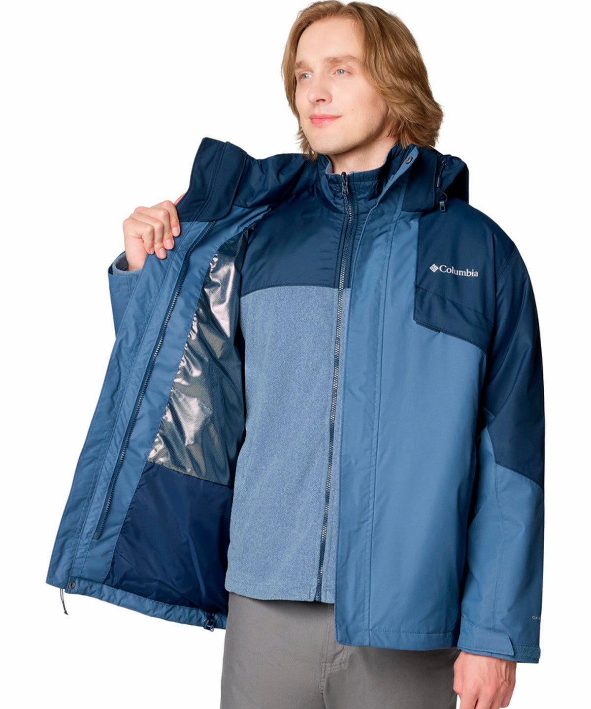 Parka Hombre Bugaboo III Fleece Azul Columbia