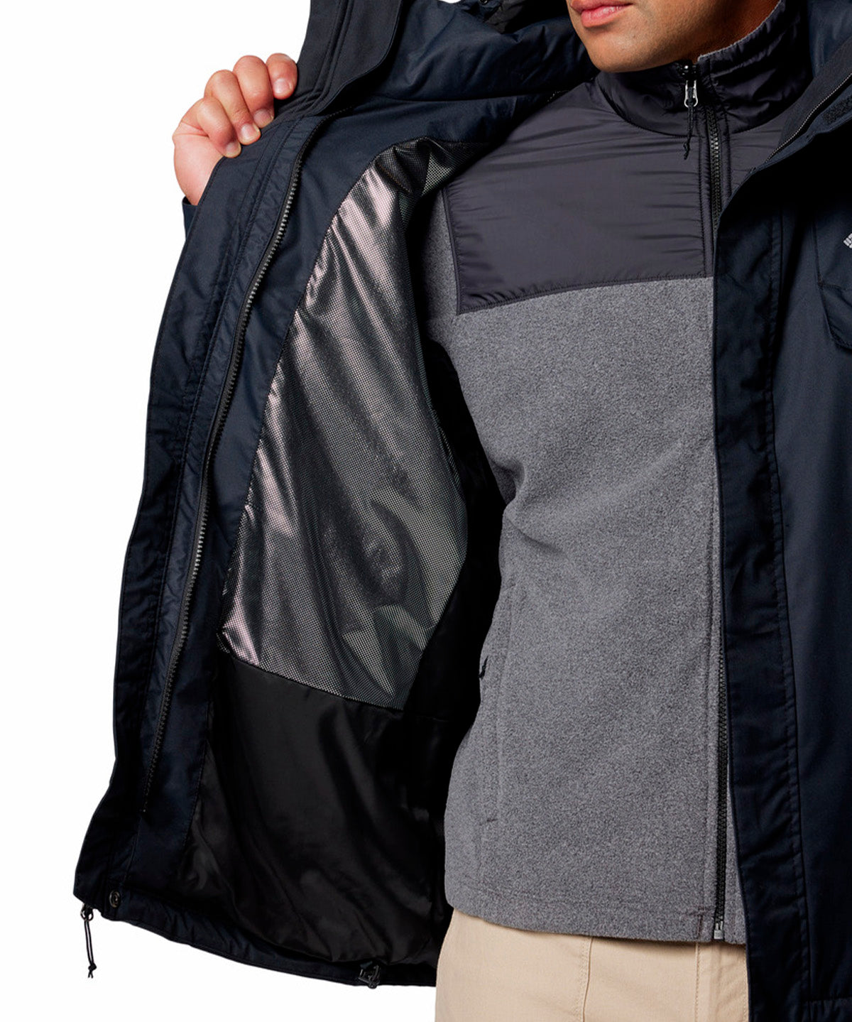 Parka Hombre Bugaboo III Fleece Negro Columbia