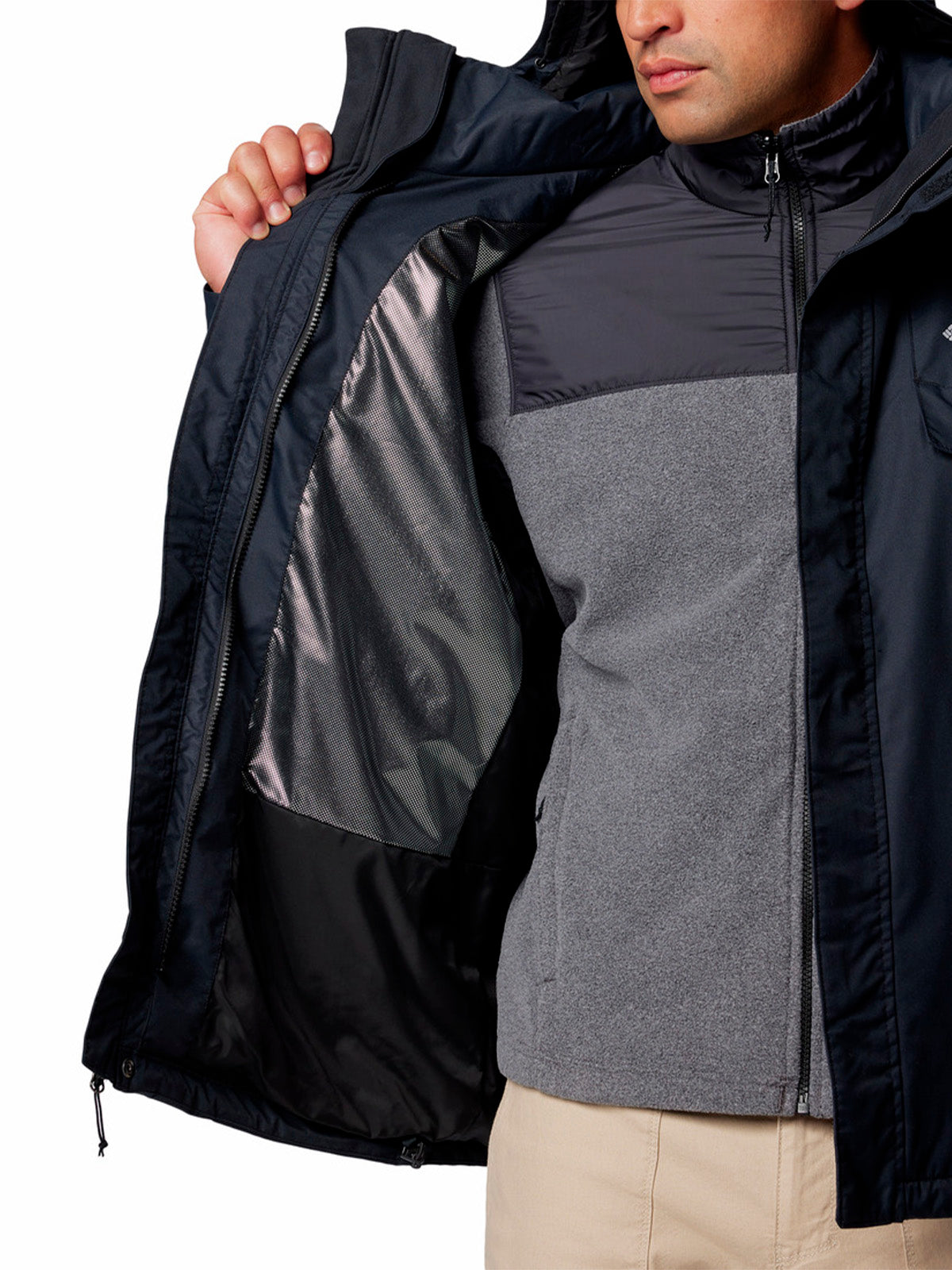 Parka Hombre Bugaboo III Fleece Negro Columbia
